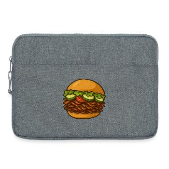Döner mit Alles - Laptoptasche 15" - Grau meliert - Vorne