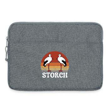 STORCH Vintaga Retro - Laptoptasche 15" - Grau meliert - Vorne