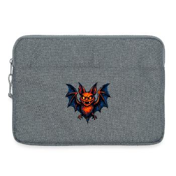 Halloween Spooky Bat - Laptop bag 15" - heather grey - Front