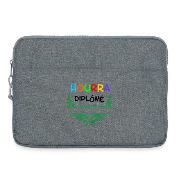 Hourra Diplôme – Namespace - Laptoptasche 15" - Grau meliert - Vorne