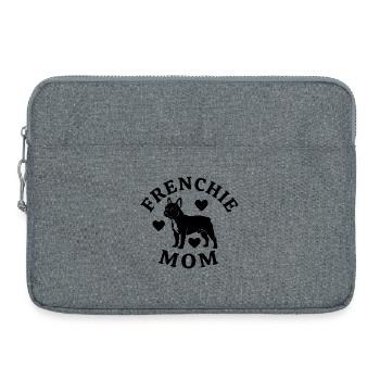 Frenchie_MomFrenchie Mom - Laptoptasche 15" - Grau meliert - Vorne