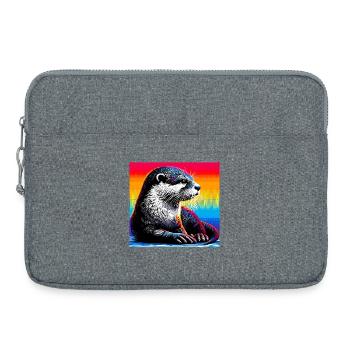 otter - Laptop bag 15" - heather grey - Front