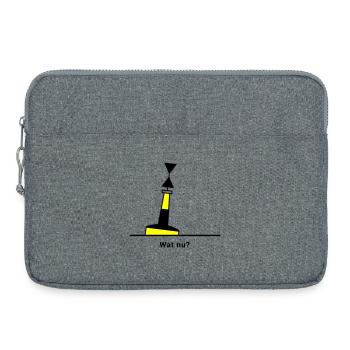 Tonne - Boje Nordsee Segeln Ostsee Maritim - Laptoptasche 15" - Grau meliert - Vorne