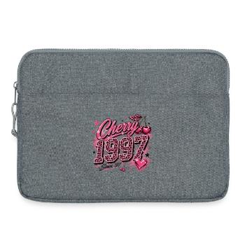 Cherry 1997 Leopard Glam - Laptop bag 15" - heather grey - Front