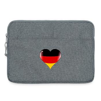 DEUTSCHLAND GERMANY EUROPA DEUTSCHE SPORT FAN - Laptoptasche 15" - Grau meliert - Vorne