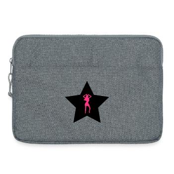 Star danse - Sacoche pour ordinateur portable 15 pouces - gris chiné - Devant
