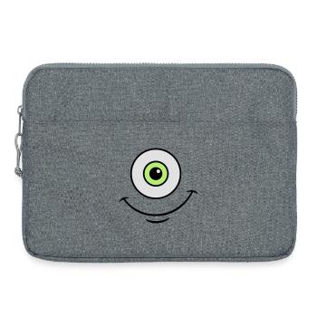 monster eye - Laptop bag 15" - heather grey - Front