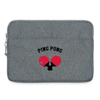 Ping Pong - Sacoche pour ordinateur portable 15 pouces - gris chiné - Devant