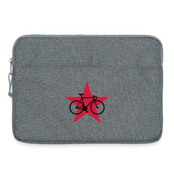 Cyclisme / Cycliste / Vélo / VTT / BMX - Sacoche pour ordinateur portable 15 pouces - gris chiné - Devant
