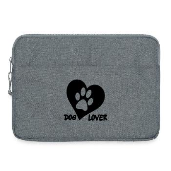 Hundefreund. Für alle Hundefreunde # - Laptoptasche 15" - Grau meliert - Vorne