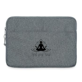 Yoga - Sacoche pour ordinateur portable 15 pouces - gris chiné - Devant