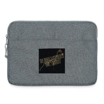 Wall Street We Trust Financial Motive - Laptop bag 15" - heather grey - Front