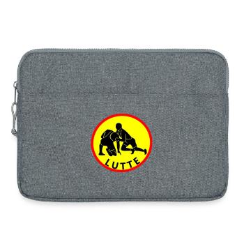lutte - Sacoche pour ordinateur portable 15 pouces - gris chiné - Devant