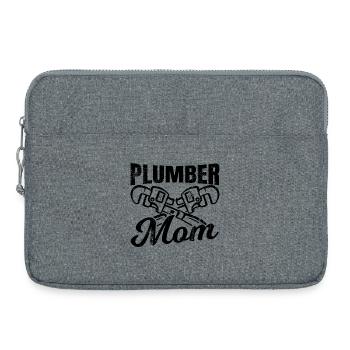 Klempner Mutter - Laptoptasche 15" - Grau meliert - Vorne
