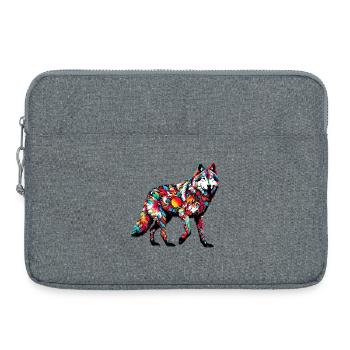 Loup - Sacoche pour ordinateur portable 15 pouces - gris chiné - Devant