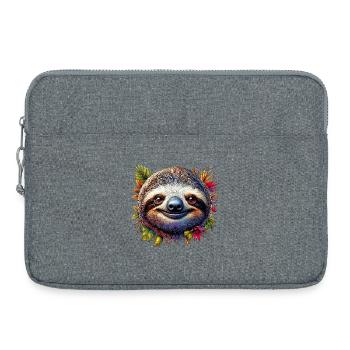 Paresse - Sacoche pour ordinateur portable 15 pouces - gris chiné - Devant