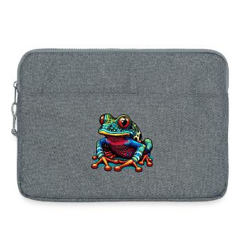 Frog - Laptop bag 15" - heather grey - Front
