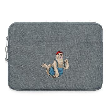 Seal Mechanic Wrench Workshop - Laptop bag 15" - heather grey - Front