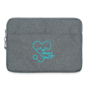 Medical vision of the future of Cardiac Ethos - Laptop bag 15" - heather grey - Front