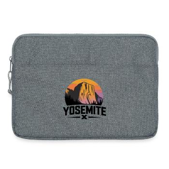 Yosemite X Logo d’extérieur moderne - Sacoche pour ordinateur portable 15 pouces - gris chiné - Devant