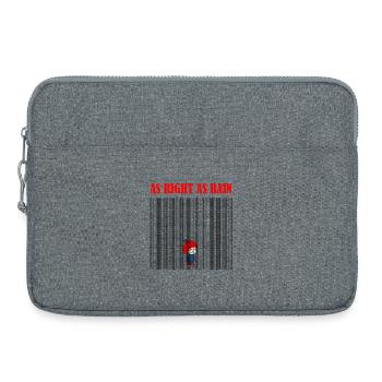 As_right_as_rain - Laptoptasche 15" - Grau meliert - Vorne