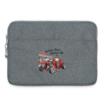Hot Rod Fille Vintage - Sacoche pour ordinateur portable 15 pouces - gris chiné - Devant