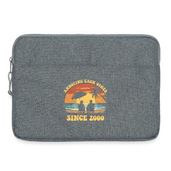 Mutual annoyance since the 2000th anniversary - Laptop bag 15" - heather grey - Front