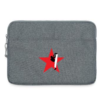 Capoeira - Combat - Danse - Sacoche pour ordinateur portable 15 pouces - gris chiné - Devant