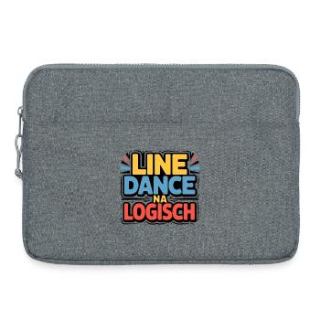Line Dance Logical - Laptop bag 15" - heather grey - Front