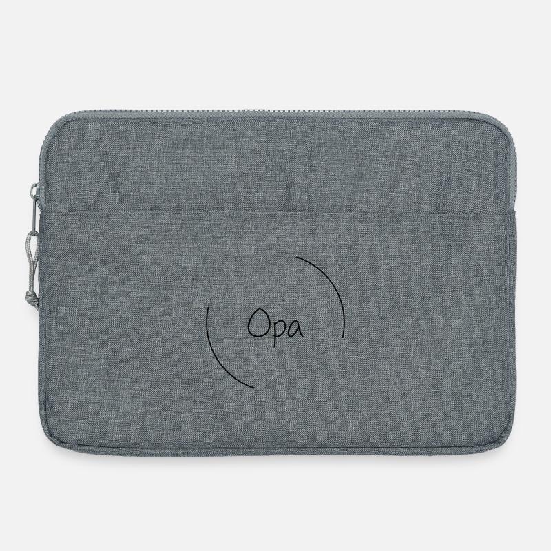 Opa - Laptoptasche 15" - Grau meliert