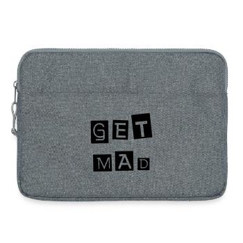 METS-EN COLÈRE Mets-toi en colère Sois un rebelle non-conformiste - Sacoche pour ordinateur portable 15 pouces - gris chiné - Devant