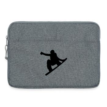 Snowboard - Laptoptasche 15" - Grau meliert - Vorne