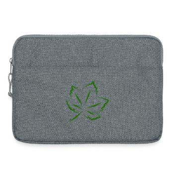 feuille - Sacoche pour ordinateur portable 15 pouces - gris chiné - Devant