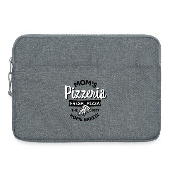 Moms's Pizzeria Mama Pizza Bäcker Muttertag Mutti - Laptoptasche 15" - Grau meliert - Vorne