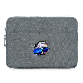 Voiture de sport - Sacoche pour ordinateur portable 15 pouces - gris chiné - Devant