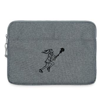 Filles de crosse - Sacoche pour ordinateur portable 15 pouces - gris chiné - Devant
