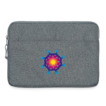 Spectral CIRCLE rainbow - Laptoptasche 15" - Grau meliert - Vorne