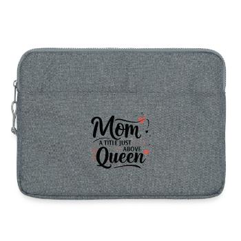 Mama - Ein Titel knapp über Queen - Laptoptasche 15" - Grau meliert - Vorne