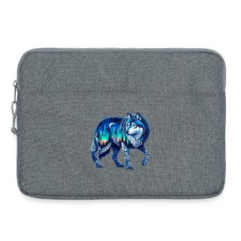 Loup - Sacoche pour ordinateur portable 15 pouces - gris chiné - Devant