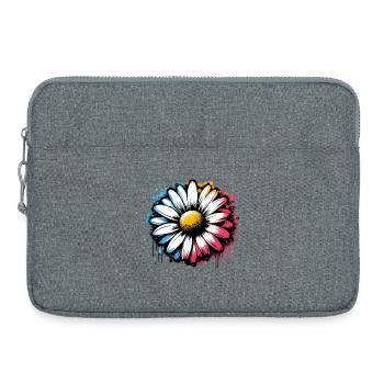 Gänseblümchen - Laptoptasche 15" - Grau meliert - Vorne