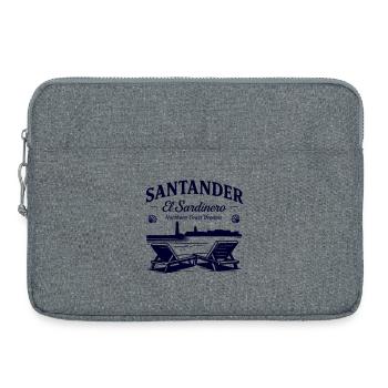 Santander El Sardinero Beach -Northern Coast Dream - Laptop bag 15" - heather grey - Front