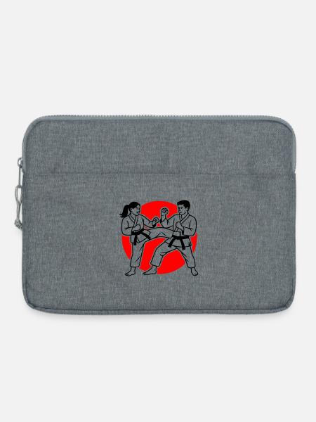 Karate Kumite - Laptoptasche 15" - Grau meliert