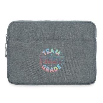 Team First Grade Back To School - Laptoptasche 15" - Grau meliert - Vorne