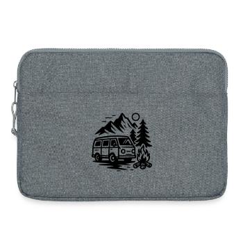 Camper - Laptop bag 15" - heather grey - Front