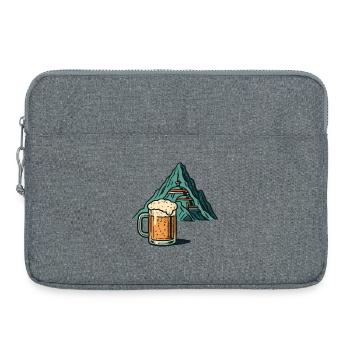 Bierberg Gipfelkunst - Laptoptasche 15" - Grau meliert - Vorne