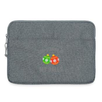 Hör auf, meine Eier anzustarren - Laptoptasche 15" - Grau meliert - Vorne