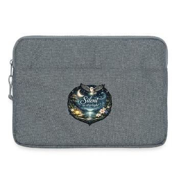 Still wie Sternenlicht - Laptoptasche 15" - Grau meliert - Vorne