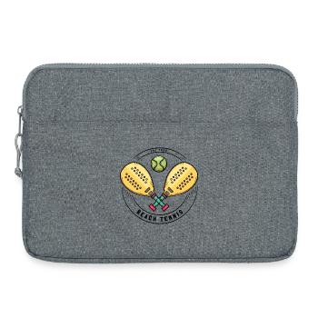 Je peux pas j ai padel - Sacoche pour ordinateur portable 15 pouces - gris chiné - Devant
