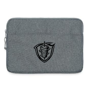 Brochette de doner kebab - Sacoche pour ordinateur portable 15 pouces - gris chiné - Devant