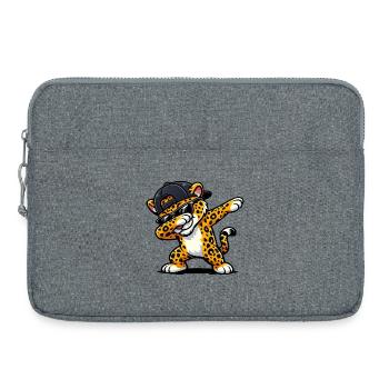 Dabbing Jaguar - Laptop bag 15" - heather grey - Front